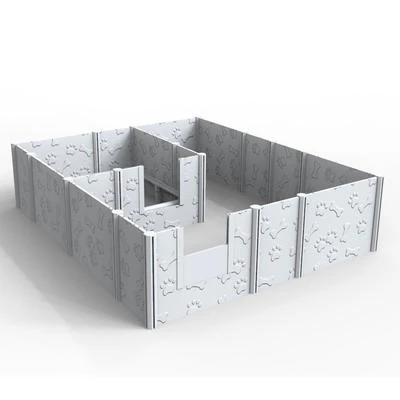 Πλαστικό Vinyl PVC Dog Whelping Box
